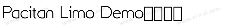 Pacitan Limo Demo字体转换